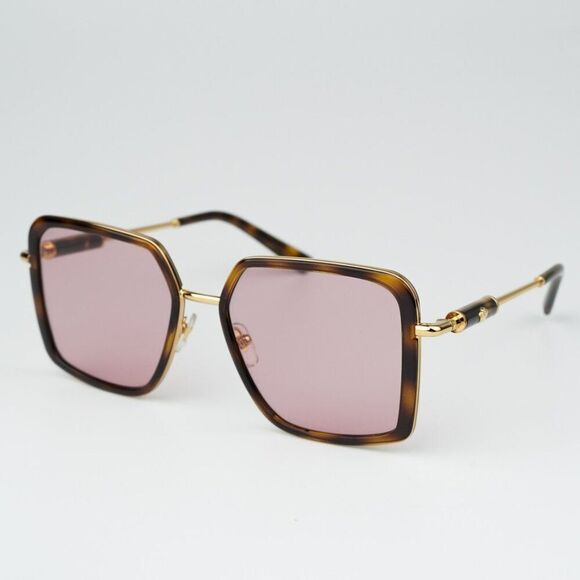 NEW Versace VE2261 100284 Havana Light Violet Square Unisex Sunglasses - Picture 1 of 11